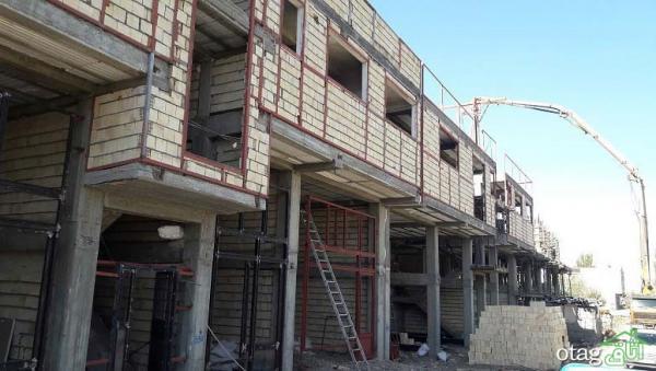 وال پست و نبشی کشی در نمای ساختمان وال پست و نبشی کشی در نمای ساختمان